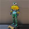 3D Maker Jeeg Robot d'Acciaio Statuetta Dipinta a Mano Stampa 3D Collezione Decorazione