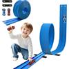 Jurchio Autennbahn 4,5 m per Hot Wheels, pista flessibile per auto, pista automobilistica, giocattolo a partire da 3 4 5 6 anni, rotola su due piste, per auto 1/64th
