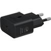 SAMSUNG CARICABATTERIE FAST CHARGING ORIGINALE ULTRA RAPIDO USB-C EP-T2510 25W BLACK BULK PER SMARTPHONE