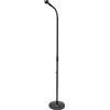 Pyle Asta Microfono, Supporto Microfono Universale M-6, Adattatore Standard USA, Altezza Regolabile 80-152 cm, Collo Flessibile Orientabile, Pomello Tensione Resistente