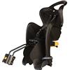 b bellelli Mr Fox - Seggiolino Bici Posteriore - Attacco Relax: Si reclina Fino a 15° - Si Fissa al Telaio - dai 9 Mesi ai 8 Anni - Max 15 kg - Colore Black