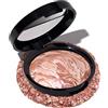 Laura Geller Beauty LAURA GELLER Baked to Go Bronze-n-Brighten Bronzing Powder (Fair) Polvere bronzante per il viso formato da viaggio per un bagliore naturale baciato dal sole