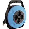 Aigostar Prolunga avvolgicavo elettrica 4 posti con cavo da 8m - 4 Prese Schuko+Bipasso Aigostar