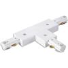 Aigostar Connettore a T per binario elettrificato monofase 3 fili (F) (N) + (T) bianco Aigostar