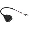 CGEAMDY Strumento Diagnostico del Connettore OBD2 a 16 Pin, Adattatore del Cavo di Estensione OBD2, Cavo Diagnostico Universale Connettore di Estensione a 16 Pin Accessori per Il Trasferimento Dati