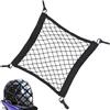 Siyurongg Rete per Bagaglio Bicicletta, Rete Elastica per Cestino Motocicletta, Rete di Stivaggio per E-scooter & E-bike, Rete per Casco con Ganci, Rete di Stoccaggio Elastica per Cestino Bici/Moto, 29x31cm