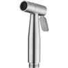 Faderr Doccetta Bidet per WC in Acciaio Inox 304 - Spruzzatore a Mano per Bagno, Pulizia Pannolini e Carta Igienica (Argento)
