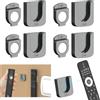 DabbOo 4 Pezzi Porta Telecomando Magnetico Supporto Magnetico per Telecomando Universale Senza Fori Staffe Supporto Autoadesivo Porta Telecomandi da Muro per Casa Ufficio Scuola(Grigio)