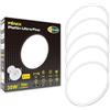 CLAR LED Plafoniera Ultra Slim - 30 Cm Soffitto for Bagno, Luce Naturale 4000K, 30W (Pack 5)