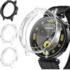 iVoler 3 Pezzi Cover per Huawei Watch GT 4 41mm, Custodia Antiurto HD Clear, Ultra Sottile Anti-Graffio Rigida PC Bumper Protettiva Case, 2 Trasparente + 1 Nero