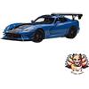 AutoArt NUOVO AUTOart 1/18 Dodge Viper ACR Snubbull/Black Stripe Finished Model 71734
