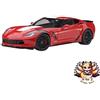 AutoArt NUOVA AUTOart Scala 1/18 Chevrolet Corvette C7 Grand Sport Rossa con Strisce ...