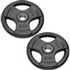 FFitness 2 Dischi Olimpionici Gommati da 20 Kg FF 1 St