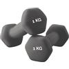 FFitness Coppia Manubri Esagonali in Neoprene da 1 Kg FF 2 St
