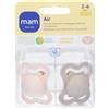 cm_main_brand_2243 MAM Air Succhietto in Caucciù 2-6 Mesi Colorazione Neutra 1 pz Succhietti