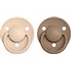 BIBS De Lux Natural Rubber Size 1: 0+ months 2 pz
