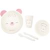 Kikka Boo Kikkaboo Set Pappa 5 Pezzi BEAR WHIT ME PINK