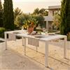 MIlani Home ARIZONA - consolle da giardino in alluminio allungabile