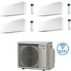 Daikin Climatizzatore GARANZIA ITALIA Daikin EMURA Quadri Split Inverter 7000 + 7000 + 9000 + 9000 BTU con U.E. 4MXM68A9 Classe A+++/A++ NOVITÀ