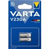 VARTA PILA ALCALINA A23, V23GA, L1028, LR23A, MN21 12V CONFEZIONE DA 2 PEZZI