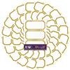 Ashton and Wright - Adesivi per bordi dorati, 60 etichette facili da staccare per barattoli di marmellata, 75 x 35 mm (1)