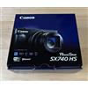 Canon Power Shot SX740 HS 20.3MP 4K Fotocamera Digitale 40x Zoom Ottico Nero ...