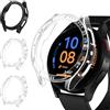 iVoler 3 Pezzi Cover per Samsung Galaxy Watch Fe / 5/4 40mm, Custodia Antiurto HD Clear, Ultra Sottile Anti-Graffio Rigida PC Bumper Protettiva Case, 2 Trasparente + 1 Nero