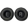 tecinity Cuscinetti auricolari per JBL Tune600/T500BT/510BT/520BT/T450BT/T450 cuffie, Cuscinetti Cuffie per JBL Tune600BTNC/JR300/JR300BT/JR310/JR310BT, Morbida Pelle Proteica (Nero)