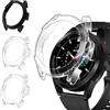 iVoler 3 Pezzi Cover per Samsung Galaxy Watch 4 Classic 42mm, Custodia Antiurto HD Clear, Ultra Sottile Anti-Graffio Rigida PC Bumper Protettiva Case, 2 Trasparente + 1 Nero