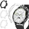 iVoler 3 Pezzi Cover per Huawei Watch GT 4 46mm, Custodia Antiurto HD Clear, Ultra Sottile Anti-Graffio Rigida PC Bumper Protettiva Case, 2 Trasparente + 1 Nero