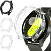 iVoler 3 Pezzi Cover per Samsung Galaxy Watch 7 44mm, Custodia Antiurto HD Clear, Ultra Sottile Anti-Graffio Rigida PC Bumper Protettiva Case, 2 Trasparente + 1 Nero