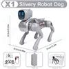 ZWN Smart dog Cane Robot Bluetooth AI Telecomando controllo vocale APP balla canta