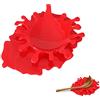 SwirlColor Poggiamestolo Silicone, Multiuso Porta Mestoli da Cucina Splash Poggia Cucchiaio Cucina per Supporto Creativo per Tazza da Cucina
