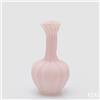 EDG Enzo De Gasperi Vaso Flow Sinuoso H 31 Cm D 17 Cm Waterproof Vetro Satinato Rosa