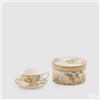 EDG Enzo De Gasperi Tazza da Te con Piatto Porcellana H 7 Cm D 15 Cm 300 Ml Confezione Regalo Giallo