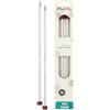 KnitPro 30 cm x 6 Aghi mm Nova Cubics Punta Singolo Ottone Lucido