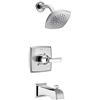 Delta Ashlyn 14 Series - Kit di finiture per vasca e doccia, monocomando con doccetta, cromato T14464 (valvola non inclusa)