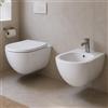 GEBERIT Sanitari sospesi Geberit Acanto vaso rimfree bidet e coprivaso rallentato