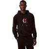 Calvin Klein Uomo Felpa con Cappuccio Terry Graphic con Tasca a Marsupio, Nero (Black), M