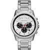 Armani Exchange Orologio da uomo, Movimento cronografo al quarzo e cassa da 44 mm con cinturino in acciaio