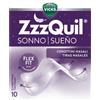 Vicks Zzzquil Sonno Cerotto Nasale Respirazione Notturna 10 Pezzi