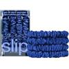 Slip Pure Silk Skinny Scrunchies - Royal Blue Elastico per capelli 4 pz.