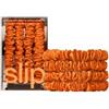 Slip Pure Silk Skinny Scrunchies - Orange Elastico per capelli 4 pz.