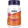 NOW FOODS Vitamin D-3 5,000 IU - 120 compresse masticabili gusto Menta