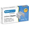 Rapesco S24607Z3 Punti Galvanizati 24/6mm (No.16), Confezione da 1000