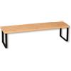 Kesper | Mensola da cucina, materiale: bambù, metallo, dimensioni: 55 x 13,5 x 15 cm, colore: marrone, nero | 58807