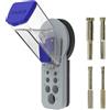 TIVOLY - Kit guida per trapano ad acqua per trapano diamantato Ø5 mm a Ø15 mm + punte diamantate ad acqua per arenaria ceramica Ø5-6-8-10 mm