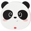 Legami - Tappetino per Mouse, Mousepad con Superficie Antipolvere e Antiriflesso in PVC, Base in Gomma Antiscivolo, Tema Panda, 22,3 x 23,3 cm