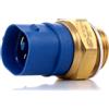 HELLA Interruttore di temperatura HELLA 6ZT 007 837-061, ventola di raffreddamento, 12 V, numero di connessioni 3, spina piatta, avvitato, doppia uscita/chiusura, marcatura a colori nero/blu