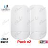 Ubiquiti Networks Ubiquiti Nanostation Kit x2 Loco 5AC con Alimentatore PoE 12W Gigabit ponte WiFi
